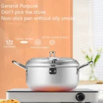 Fryer Pot Household Non-Stick Pan Temperature Control Mini Frying Pot - Image 6