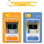 Simulation Face Recognition ATM Cash Deposit Box Simulation Password Automatic Rolling Money Safe Deposit Box - Image 2