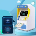 Simulation Face Recognition ATM Cash Deposit Box Simulation Password Automatic Rolling Money Safe Deposit Box - Image 6