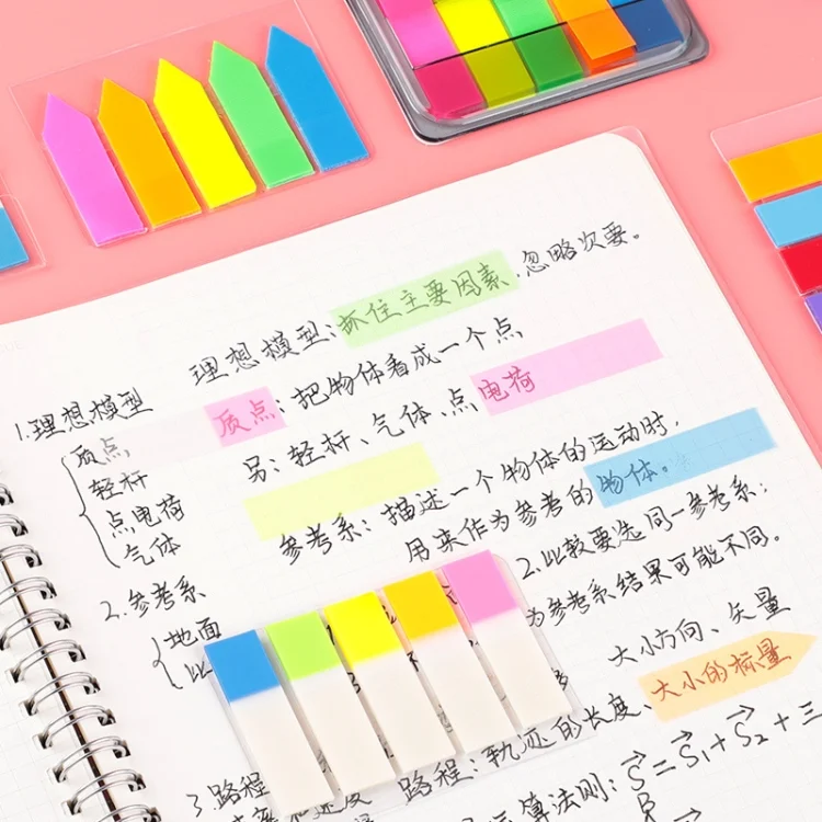 TBD0546273101_B3.webp 5pcs Fluorescent Transparent Small Sticker Note Indicator Label Index Sticker - Image 4
