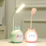 YW2021 Cartoon Cute LED Eye Protection Desk Lamp Student Dormitory Bedroom Folding Reading Desk Lamp - Image 6