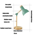 T1062 Dormitory Eye Protection Desk Lamp Bbedroom Bedside Wood Lamp - Image 3