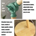 T1062 Dormitory Eye Protection Desk Lamp Bbedroom Bedside Wood Lamp - Image 4