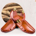 1 Pair Solid Wood Retractable Shoe Last Adjustable Shoe Supporter Shaping Moisture-Proof Shoe Support - Image 2