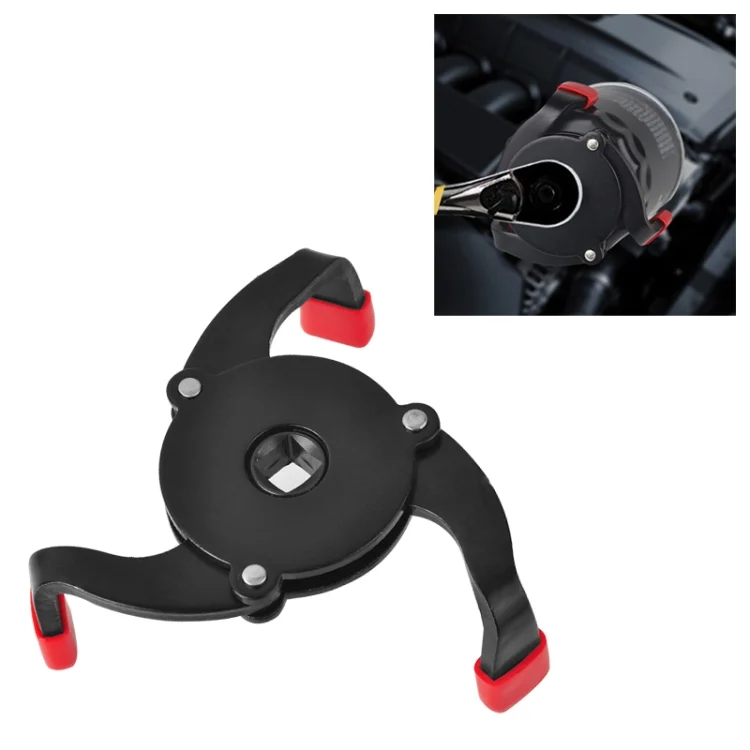 Car repair tools Oil Filter Wrench Tool with 3 Jaw Remover Tool for Cars Filter removal tool 3/8 inch interface