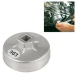 903 74mm 14 Flute Aluminum Oil Filter Wrench Socket Remover Tool for BMW AUDI Benz