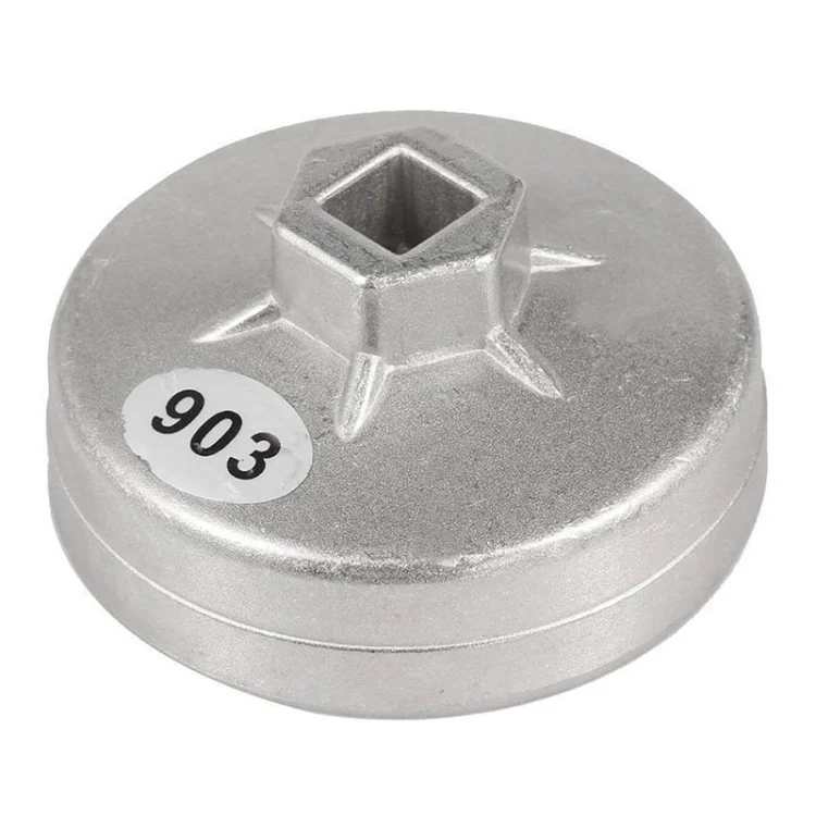 TBD0547289_1.webp 903 74mm 14 Flute Aluminum Oil Filter Wrench Socket Remover Tool for BMW AUDI Benz - Image 2
