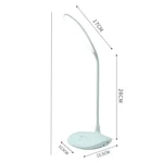WS-601 USB Charging LED Reading Lamp Touch Dimming Bedroom Bedside Lamp - Image 3