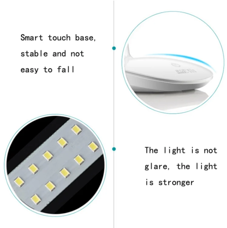 TBD0547306401_B3.webp WS-601 USB Charging LED Reading Lamp Touch Dimming Bedroom Bedside Lamp - Image 4