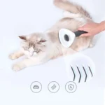 Stainless Steel Needle Automatic Cleaning Pet Hair Removal Dog Brush Pet Comb - Image 8
