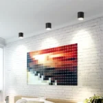 360 Degrees Rotatable Foldable COB LED Background Spot Light Surface Mounted Ceiling Lamp - Image 4
