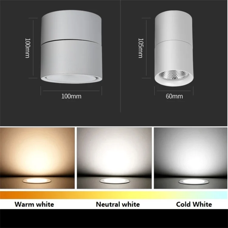 TBD054731303A_4.webp 360 Degrees Rotatable Foldable COB LED Background Spot Light Surface Mounted Ceiling Lamp - Image 5