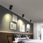 360 Degrees Rotatable Foldable COB LED Background Spot Light Surface Mounted Ceiling Lamp - Image 9