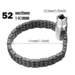 Oil Filter Chain Wrench Spanner Remover Adjustable Auto Repair Tool - Image 7