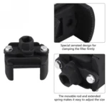 60mm-80mm Universal Cast Steel Adjustable 2 Jaw Oil Filter Wrench Fuel Remover Removal Tool Two-claw Cast Steel Filter Wrenches - Image 2