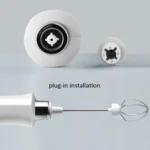 Whisk Household Electric Baking Mini Wireless Hand-Held Charging Stirrer Milk Frother - Image 4
