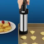 Multi-Function Stainless Steel Piping Gun Set Cookie Biscuits Hand Pressing Biscuit Machine Household DIY Baking Tools - Image 7
