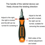 38 In 1 Labor-Saving Ratchet Multi-Purpose Screwdriver Set Household Hardware Tools Combination Screwdriver Toolbox - Image 9