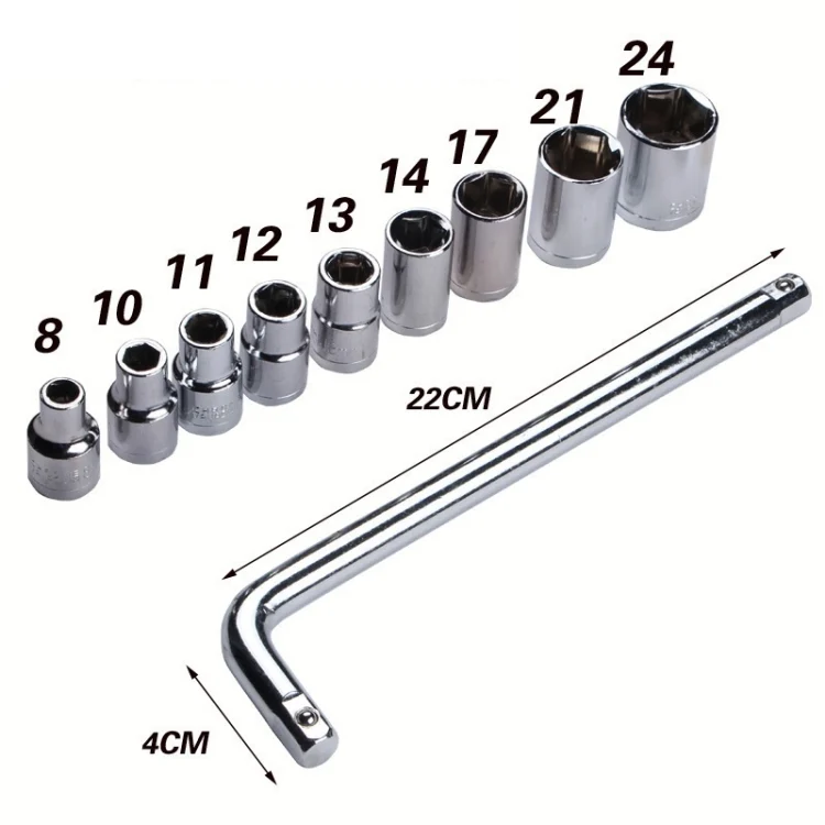 TBD05478777_2.webp 10 In1 Wrench Socket Repair Casing Toolbox Set Quick Multi-Function Screw Unloading Hardware Tool - Image 3