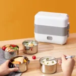 Lunch Box With Electric Heating And Heat Preservation Can Be Plugged In Barrel Office Worker Rice Cooker - Image 11