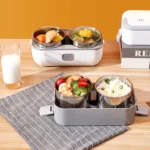 Lunch Box With Electric Heating And Heat Preservation Can Be Plugged In Barrel Office Worker Rice Cooker - Image 12