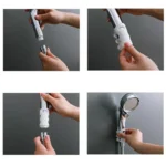 5pcs Perforation-free Silicone Shower Suction Cup Fixing Bracket (With OPP Bag + Paper Jam) - Image 7