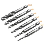 6 PCS / Set HSS Multi-Function Integrated Composite Tap Hole Tapping Chamfering - Image 3