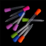 3 PCS 5ML Clear Silicone Small Plastic Feeding Medicine Liquid Graduated Pipette Dropper, Size: 12 x 2cm - Image 3