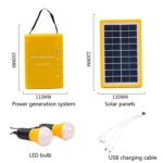 3W Solar Small System Household Multifunctional Portable Emergency Light - Image 3