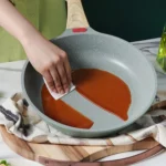 Maifan Stone Flat-Bottomed Non-Stick Pan Household Steak Frying Pan For Induction Cooker - Image 3