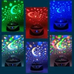 LED Starry Sky Light USB Remote Control Rotating Music Projector Lamp Romantic Starry Night Light - Image 4