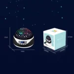 LED Starry Sky Light USB Remote Control Rotating Music Projector Lamp Romantic Starry Night Light - Image 9