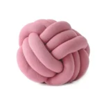 Hand-Made Knotted Ball Pillow