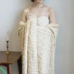 Home Soft Decoration Chenille Knitted Leisure Blanket Sofa Air Conditioning Blanket Car Blanket - Image 3