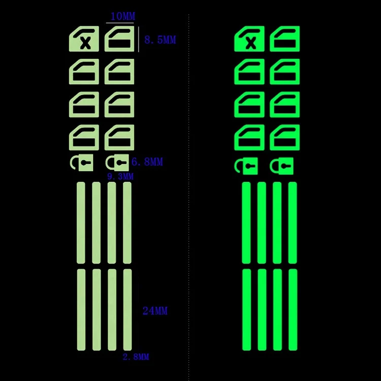 TBD0548395401_B2.webp Car Window Sticker Lifter Modified Sticker Car Luminous Switch Car Window Button Car Sticker - Image 3