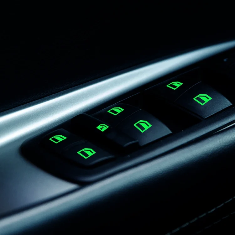 TBD0548395401_B7.webp Car Window Sticker Lifter Modified Sticker Car Luminous Switch Car Window Button Car Sticker - Image 8
