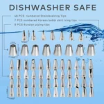 137 in 1 Cake Turntable Set Decorating Mouth Decorating Bag Baking Tool - Image 4