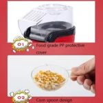 Household Electric Popcorn Machine Blow Mini Popcorn Bagging Machine - Image 5