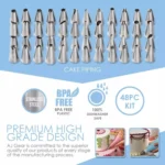 205 in 1 Cake Decorating Turntable Set Cake Decorating Mouth Baking Utensils - Image 3