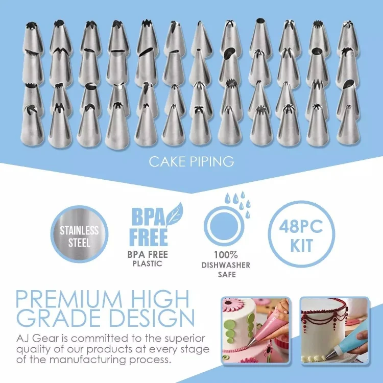 TBD05486644_2.webp 205 in 1 Cake Decorating Turntable Set Cake Decorating Mouth Baking Utensils - Image 3