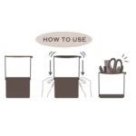 Corduroy Retractable Drop-Down Pencil Case Student Stationery Storage Bag - Image 6