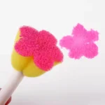 5 in 1 Sponge Stamp DIY Graffiti Items For Children - Image 4