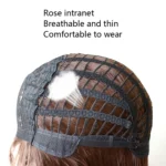 Wigs Women Full Top Short Curly Hair Simulation Chemical Fiber Headgear Natural Lifelike Short Round Face - Image 5