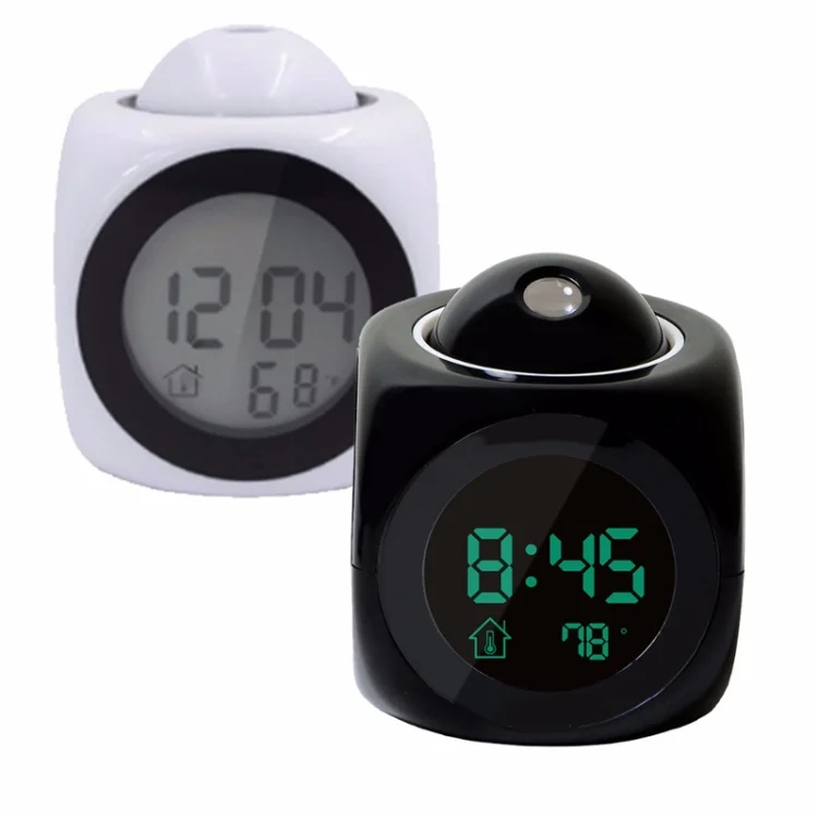 TBD054903401_4.webp Multi-function LED Projection Alarm Clock Voice Talking Clock - Image 5