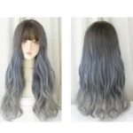Wig Female Long Hair Big Wave Gradient Full Headgear - Image 2