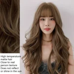 Wig Female Long Hair Big Wave Fluffy Full Headgear Long Curly Hair - Image 2