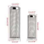 Stainless Steel Water Inlet Protective Cover Fish Tank Aquarium Filter Water Inlet Suction Filter Cover, Specification: White 12mm - Image 3