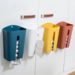Household Wall-Mounted Paper Towel Extraction Box Kitchen Debris Sorting Box Garbage Bag Plastic Bag Storage Box - Image 2