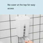 Household Wall-Mounted Paper Towel Extraction Box Kitchen Debris Sorting Box Garbage Bag Plastic Bag Storage Box - Image 3