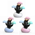 Cloud Weather Time Light Multifunctional Smart Induction Child Wake Up Alarm Clock - Image 2